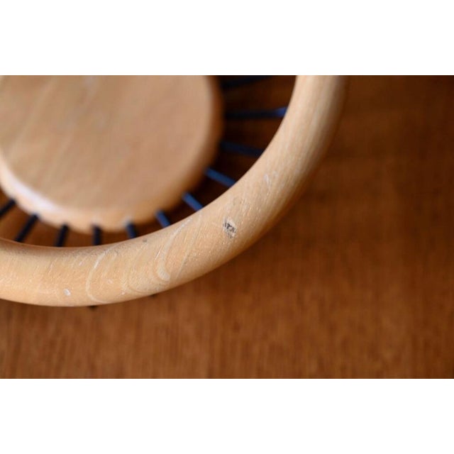 Metal Scandinavian Fruit Bowl in Metal and Wood from Boda Nova, 2000s For Sale - Image 7 of 9