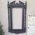 Victorian Early 20th Century Victorian Eastlake Style Black Pier Mirror Frame, Architectural Turned Column Wall Surround, Large 55.5 Inch For Sale - Image 3 of 14