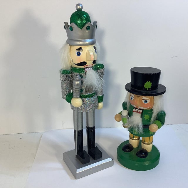 Vintage German Wooden Small Scale Nutcrackers Set of 2 Chairish