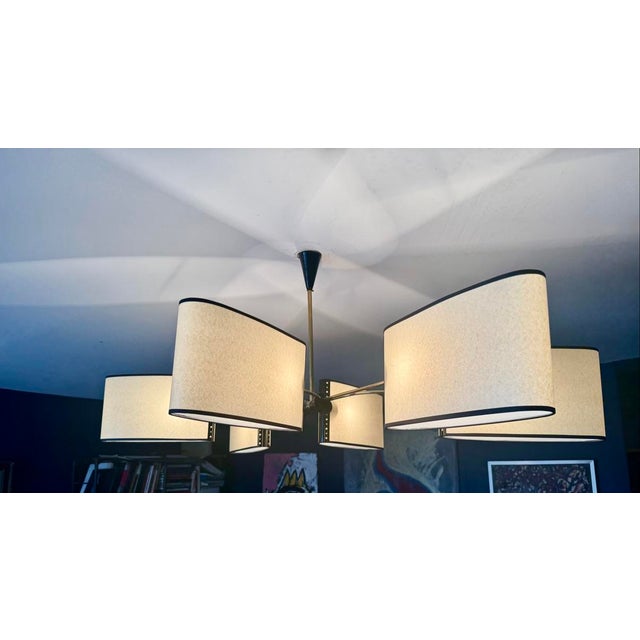 Chandelier from a House in Lunel, France, 1950 For Sale - Image 4 of 11
