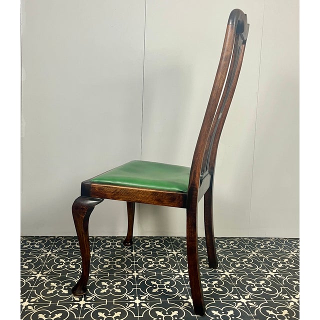 Brown Edwardian Mahogany Side Chair For Sale - Image 8 of 18