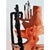 16.5" by 20.5" Abstract Figurative Primitivist Original Painting For Sale - Image 4 of 6