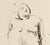 This beautiful antique figure drawing from the late 1800's/early 1900's, features multiple views of a female figure,...