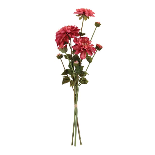 Add lush texture and romantic color to your décor with this Dahlia Flower Bundle Set. Featuring full, layered dahlia...