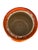 Vintage Ransburg Hand-Painted Orange Pottery Cookie Jar, 1930s Americana For Sale - Image 4 of 6
