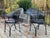 Francois Carre Fan Back Garden Chairs - A Pair For Sale - Image 9 of 11