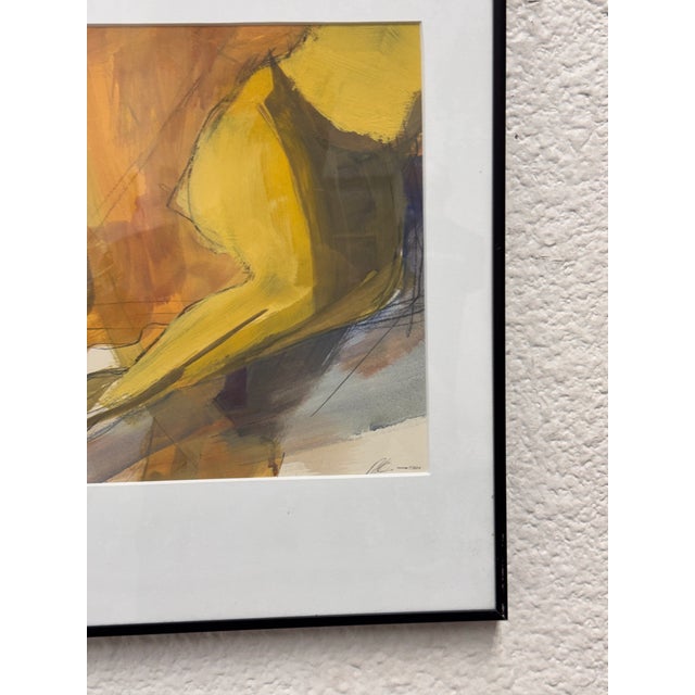 Artist Signed "Roots" Acrylic Painting Framed, Circa 2003 For Sale - Image 10 of 12