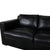 Leather Three-Seater Black Sofa from Minotti For Sale - Image 5 of 12