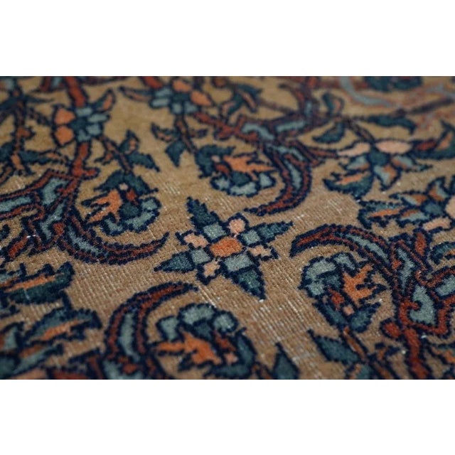 Textile Late 18th Century Antique Mohtasham Kashan Rug 4'7'' x 6'8'' For Sale - Image 7 of 10