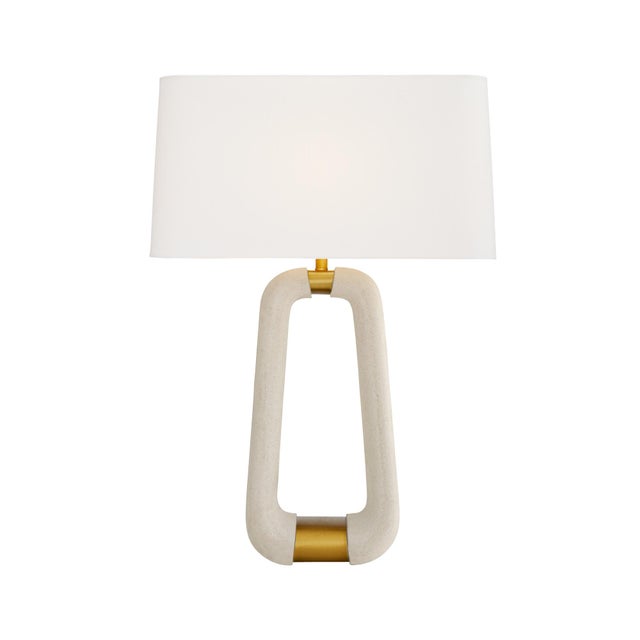 Arteriors Home Arteriors Home Gianni Ivory Ricestone Lamp For Sale - Image 4 of 10