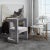 Ada Grey Velvet Chair For Sale In Los Angeles - Image 6 of 7