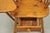Vintage Hunt Country Furniture Pine Wood Writing Desk Windsor Chair W/ Drawer For Sale - Image 9 of 18