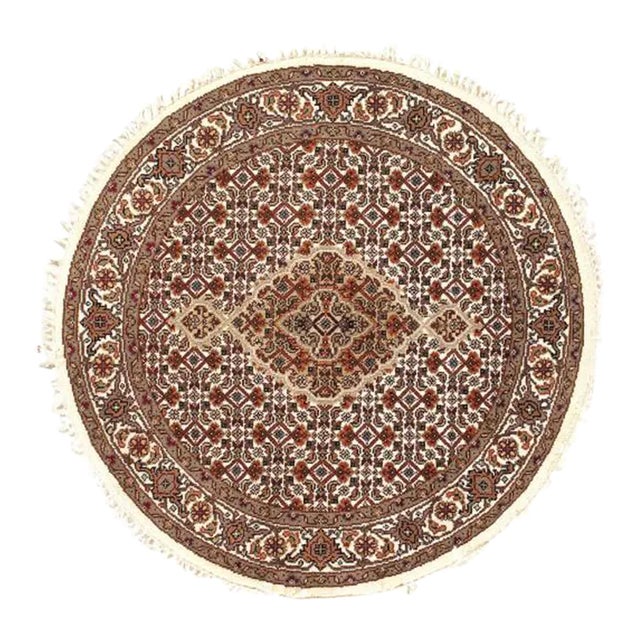 2020s Pasargad Tabriz Mahi Design Silk & Wool Rug For Sale