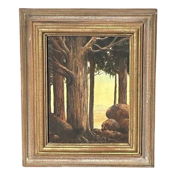 David Marrian, Landscape, Original Painting, Framed | Chairish
