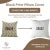 Not Yet Made - Made To Order Fabdivine Handcrafted Block Lotus Print Linen Blend Cushion Cover- 20x20 For Sale - Image 5 of 5