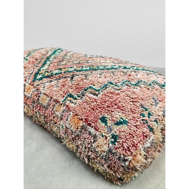Vintage Moroccan Kilim Wool Cushion, 1970s For Sale - Image 6 of 8