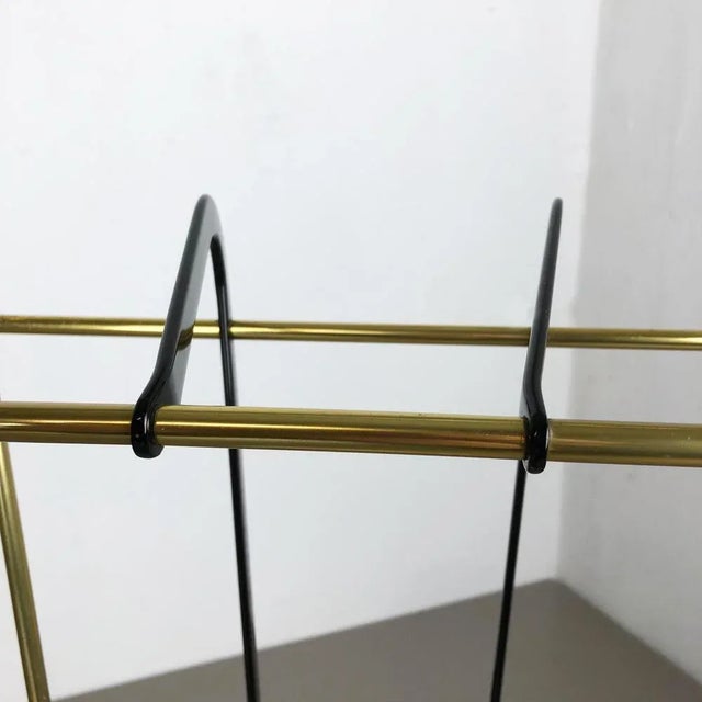 Mid-Century Brass Umbrella Stand, Germany, 1950s For Sale - Image 9 of 17