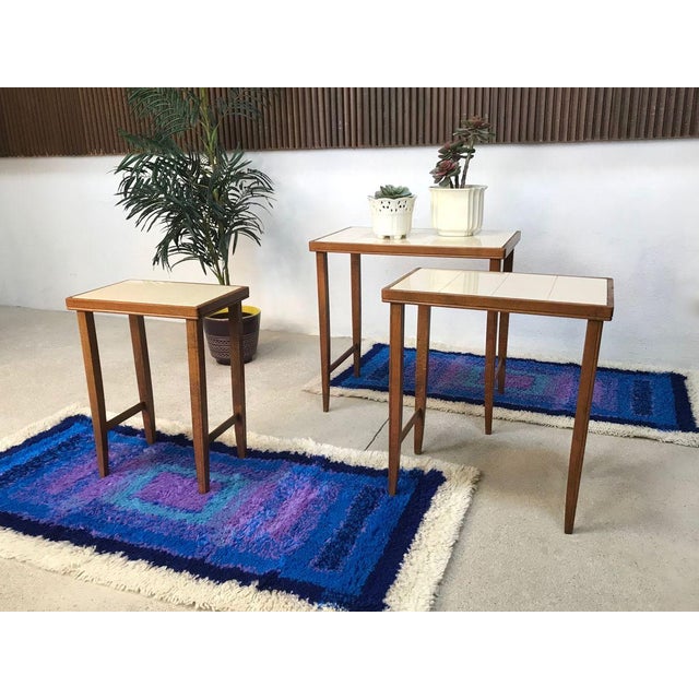 Abstract Graphic Rugs from Gilde, 1960s, Set of 2 For Sale - Image 9 of 16