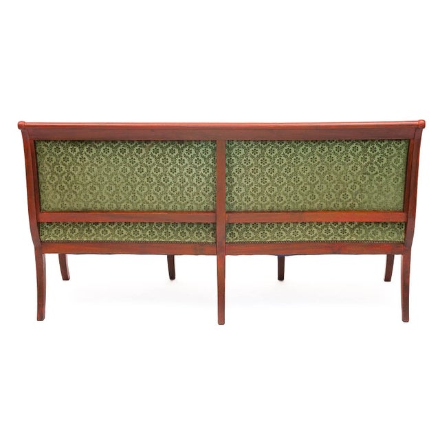 Vintage Velvet Bench, 1950s For Sale - Image 10 of 13