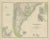 Antique Map of South America by Johnston, 1909 For Sale