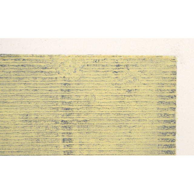 1990s Not Quite Green - Minimalist Transfer Monotype in Oil by Heather Speck For Sale - Image 5 of 9