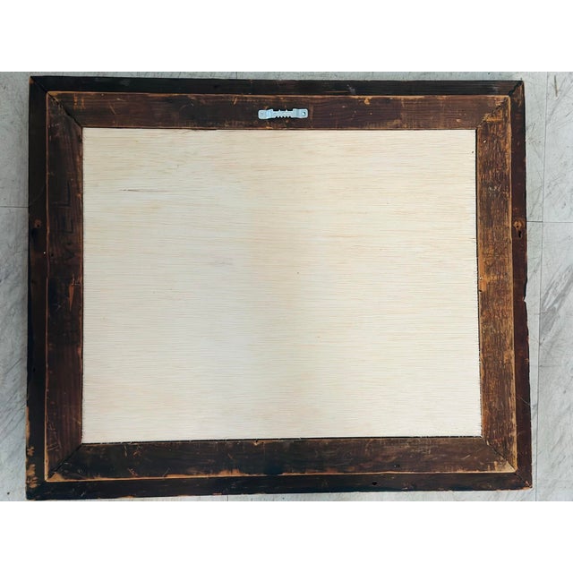 Shell Antique Frame With Shell Artwork For Sale - Image 7 of 7