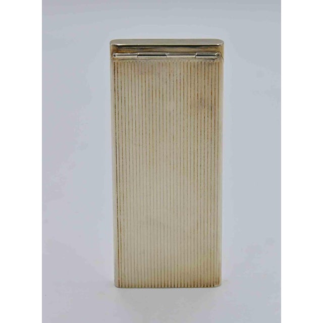 Silver cigarette holder, 1940s. Hand made. 12 x 5 cm. Good conditions