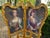 A romantic 1960 French Louis XVI-style two-panel room divider screen, beautifully handmade from solid beechwood with an...
