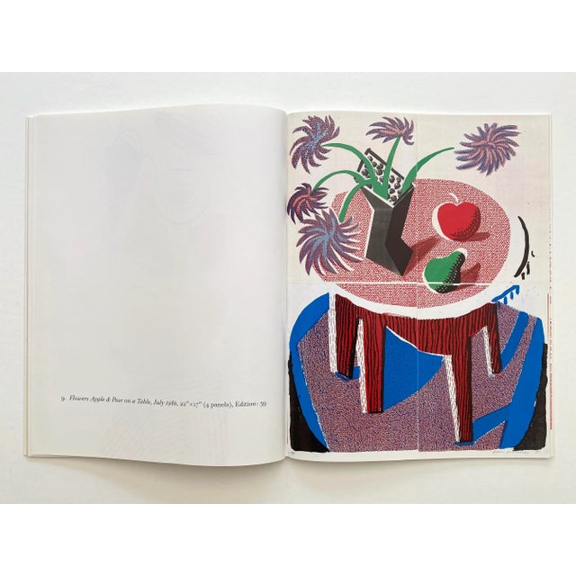David Hockney " Home Made Prints " Vintage 1986 First Edition Lithograph Print Pop Art Exhibition Book For Sale - Image 9 of 13