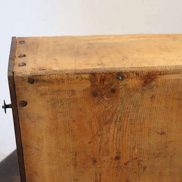 Antique Walnut Nightstand with 3 Drawers, 1600s For Sale - Image 11 of 17