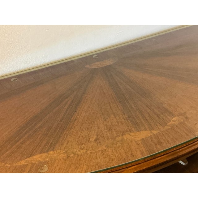 Traditional Early 20th Century Mahogany Bow Front Bureau For Sale - Image 3 of 11