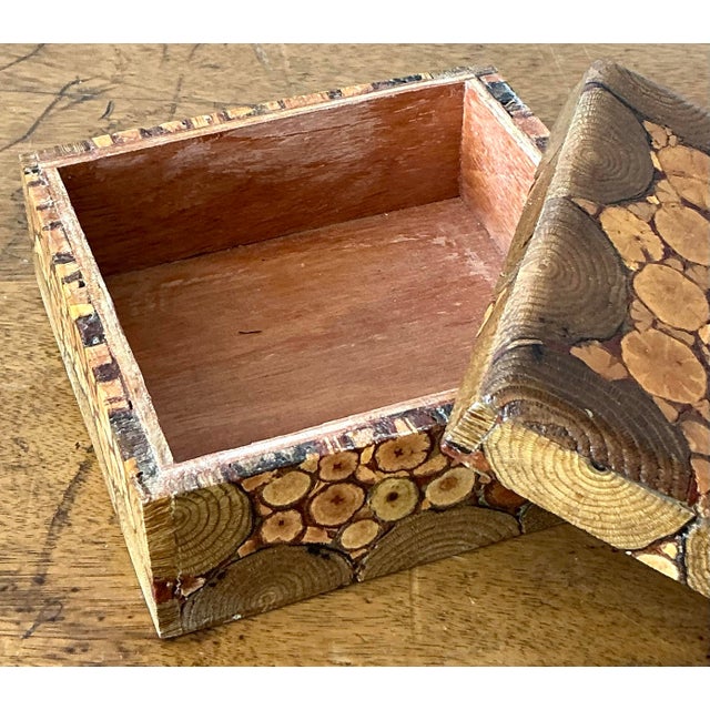 Vintage Boho Cut Branches Box For Sale - Image 4 of 8