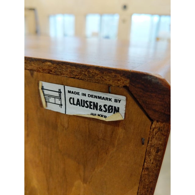 Vintage Danish Modern Teak Sideboard by Clausen & Søn For Sale - Image 9 of 12
