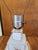 White Pair of Tiered Lucite Floral Decal Table Lamps For Sale - Image 8 of 10