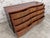 1960s Vintage Bench Fine Furniture Solid Wood Mahogany 12 Drawer Serpentine Dresser/Chest For Sale - Image 5 of 8