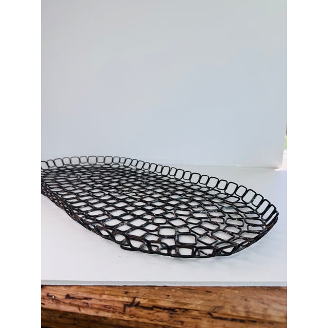 Mid-Century Modern Brutalist Style MCM Tray For Sale - Image 3 of 6