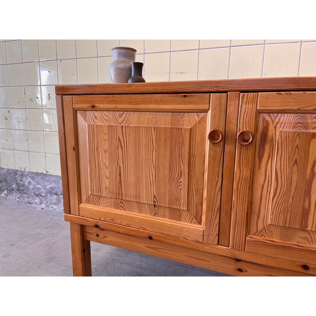 Scandinavian Buffet in Pine, 1960s For Sale - Image 11 of 14