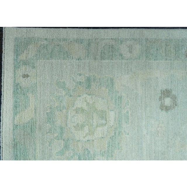 Turkish Oushak Rug 11'7" x 12'4" #19382 For Sale - Image 4 of 8