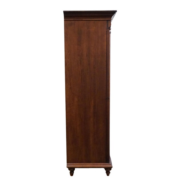 Durham Furniture Saville Row Collection Solid Cherry Early American 46" Clothing Storage Armoire 980-160 For Sale - Image 12 of 14
