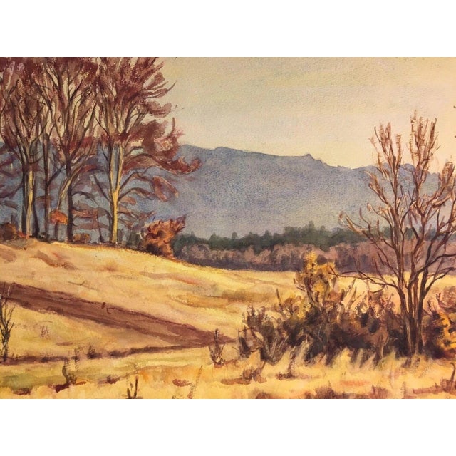 Bender Fritz, Erdbach Breitscheid Central Hesse Landscape, 1961, Oil on Canvas For Sale - Image 9 of 13