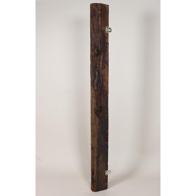 Antique Wood Handcarved Wall Coat Rack, 1890s For Sale - Image 9 of 17