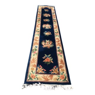 1940s Art Deco Chinese Runner-2′3″ × 10′3″ For Sale