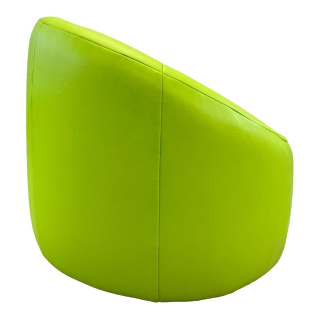 Chartreuse Green Pumpkin Lounge Chair from Ligne Roset For Sale - Image 8 of 18