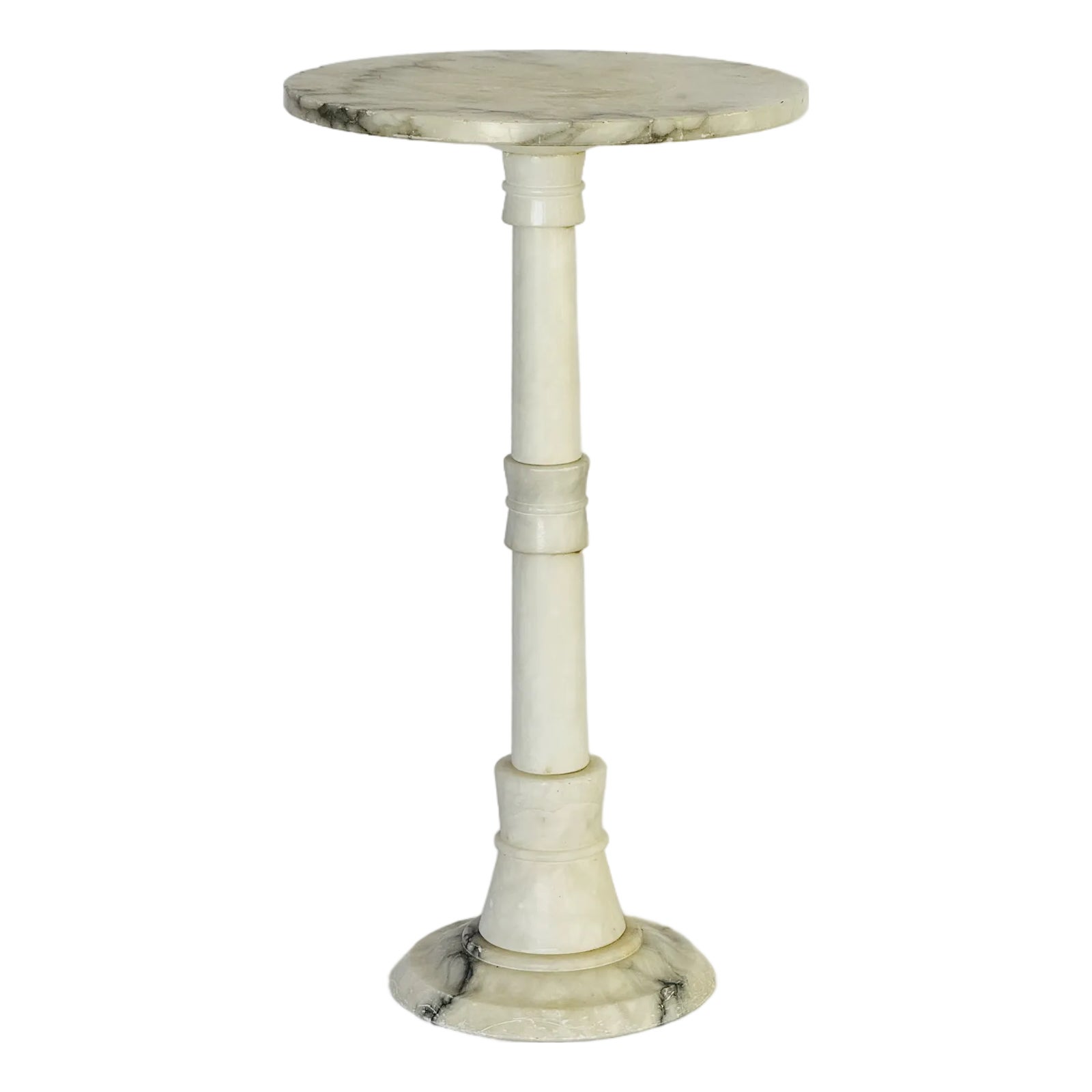 1950’s Italian Alabaster Stand | Chairish