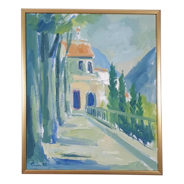 Einar Wennberg, House, De Brock, 1988, Oil on Canvas For Sale