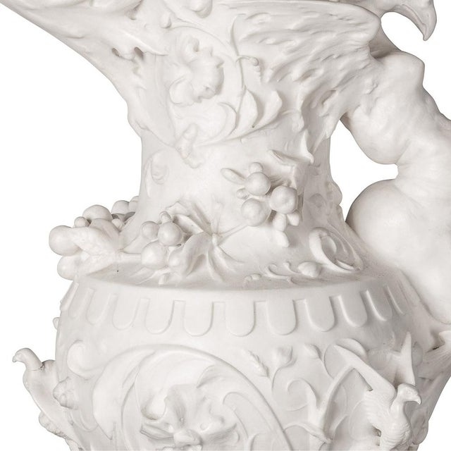 Italian Marble Vase Decorated with Eagle, 1890s For Sale - Image 6 of 18