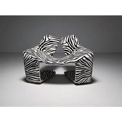 Zen lounge chair designed by Kwok Hoi Chan and manufactured by Steiner in France circa 1970. This chair is a true...