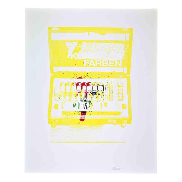 Claus Bohmler, Malkasten (Paint Box), 1974, Screenprint For Sale