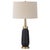 Kenneth Ludwig Chicago Spyglass Black Wood Grain Table Lamp For Sale - Image 4 of 7