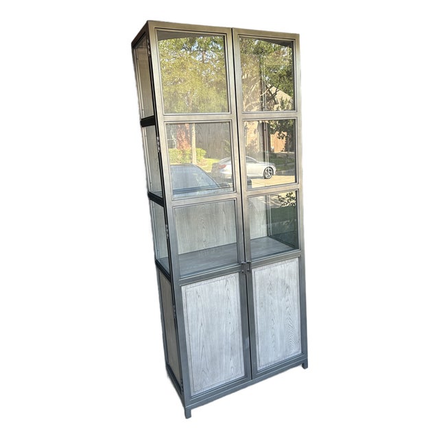 American Drew “West Fork” Collection Lighted Display Caninet For Sale